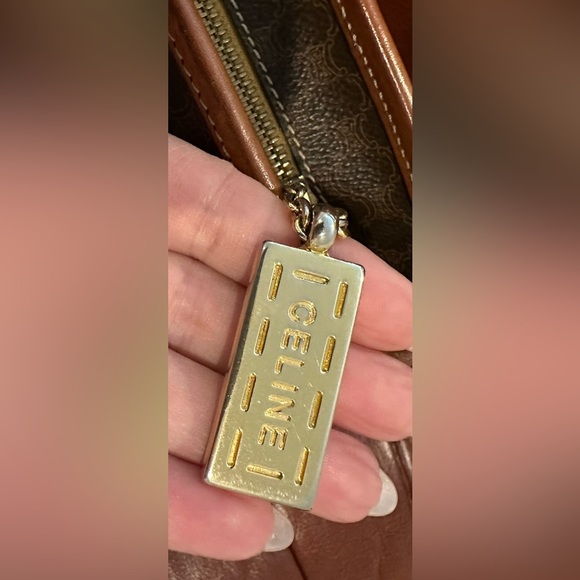 Celine Macadam Vintage Dome style Monogrammed Leather Shoulder Bag/Crossbody EUC - Picture 7 of 15